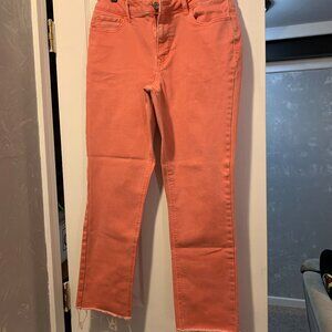 Womens Maurices ankle frayed pant